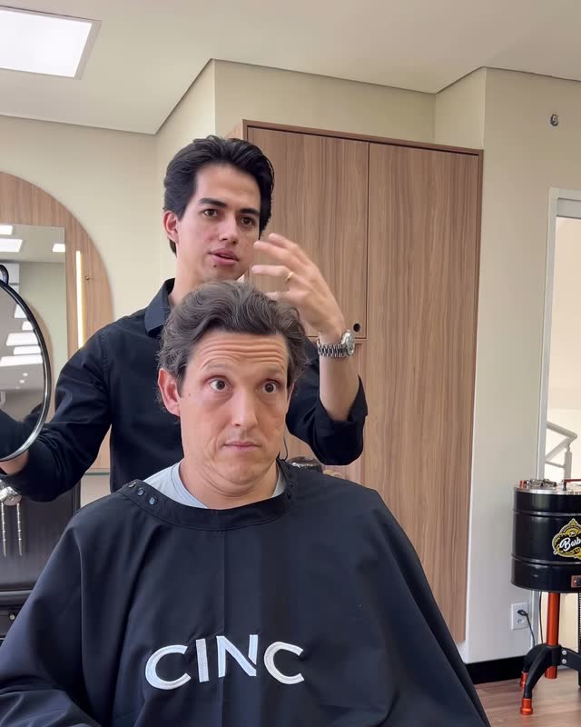 Cliente antes do corte